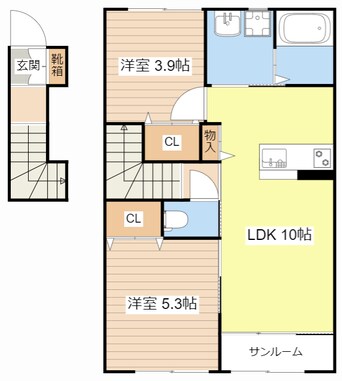 間取図 グッドライフステージ南川瀬