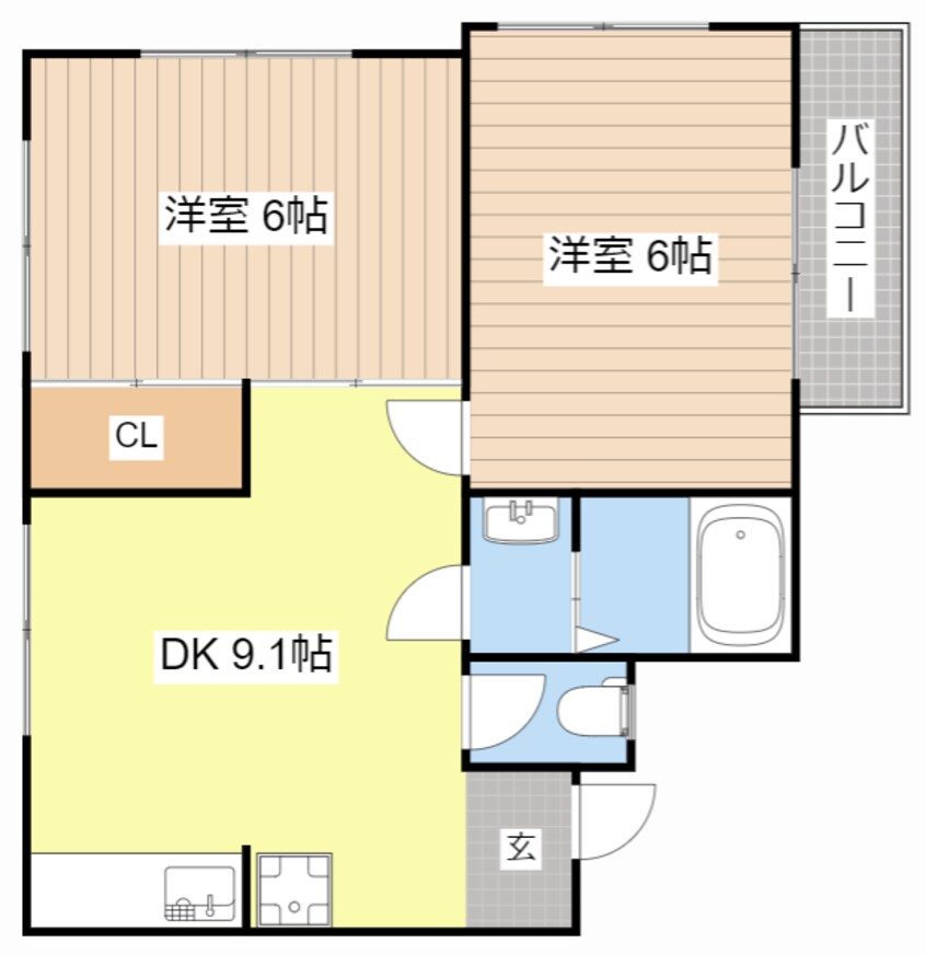 間取図 SK南彦根