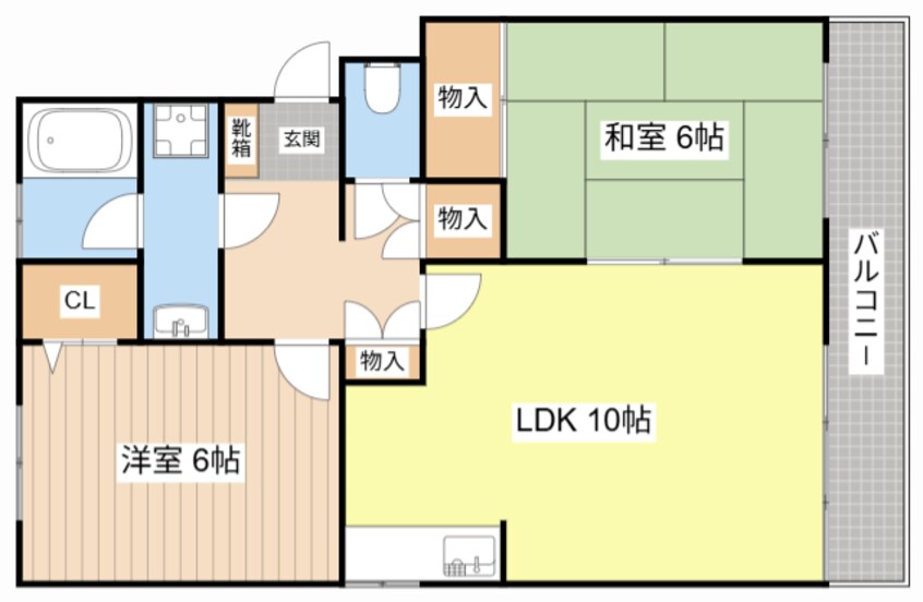 間取図 コーポかいつぶり