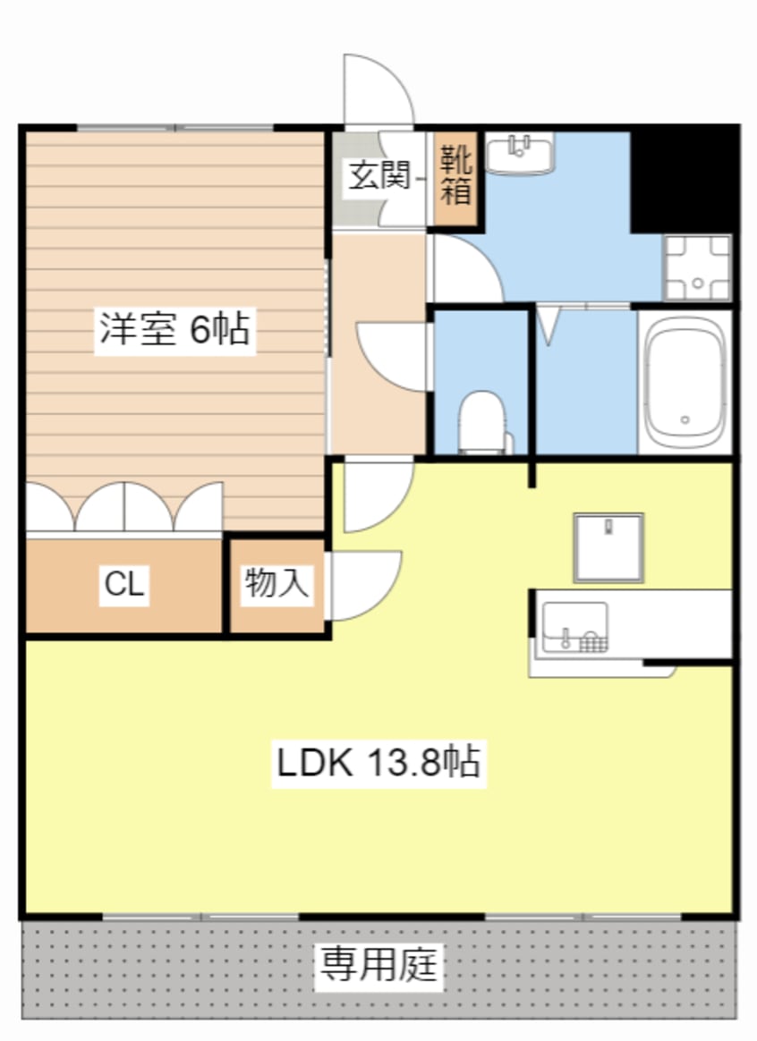 間取図 ボヌール・エスパースⅠ