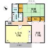 EAST NONAMI 弐番館 2LDKの間取り