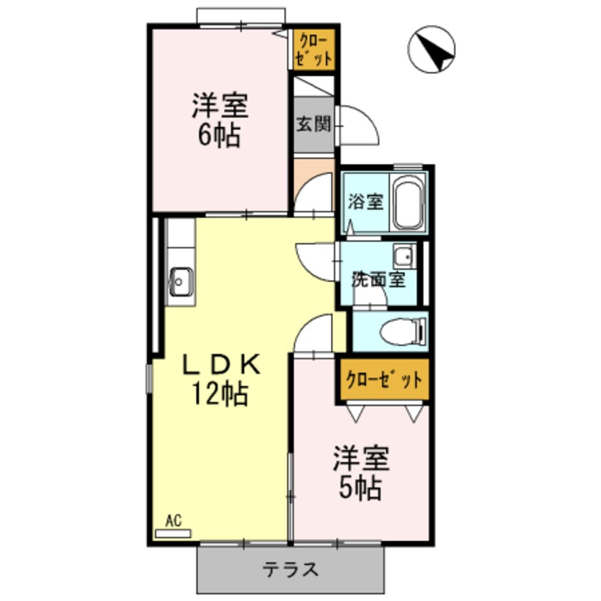 間取図 ハイユニメントおだ