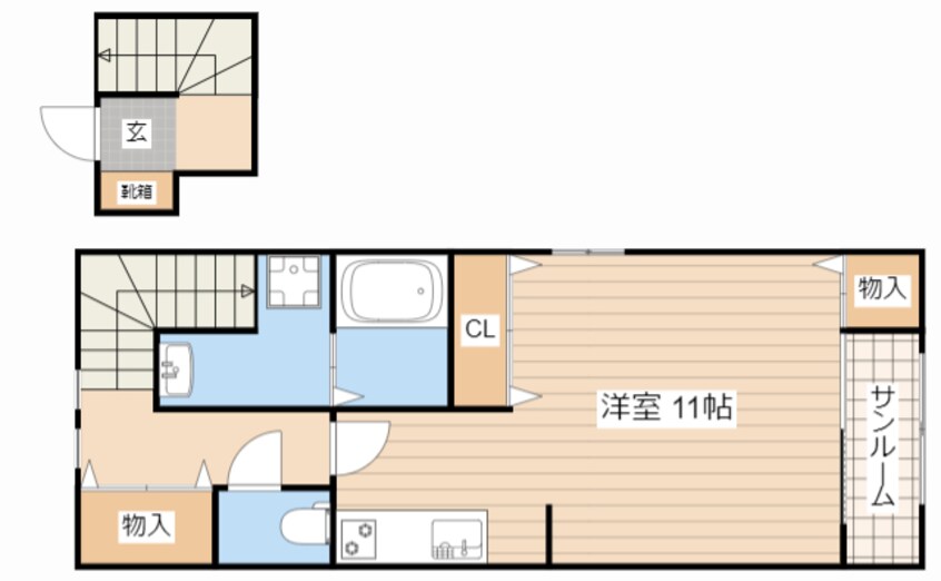 間取図 グッドライフステージ竹ヶ鼻