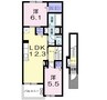 Ｙフォレスト五個荘 2LDKの間取り