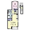 アルドーレ 1LDKの間取り