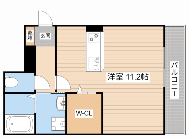 間取り図 イストワール船町Ⅲ号館