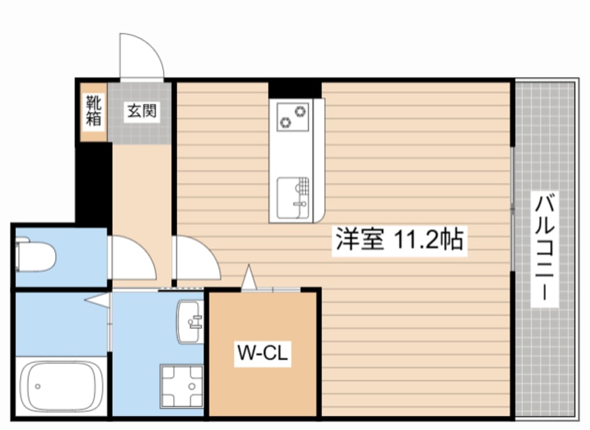 間取図 イストワール船町Ⅲ号館