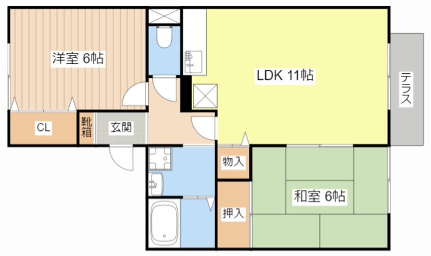 間取図 ハイツComfort