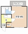 サークルハウス 1Kの間取り