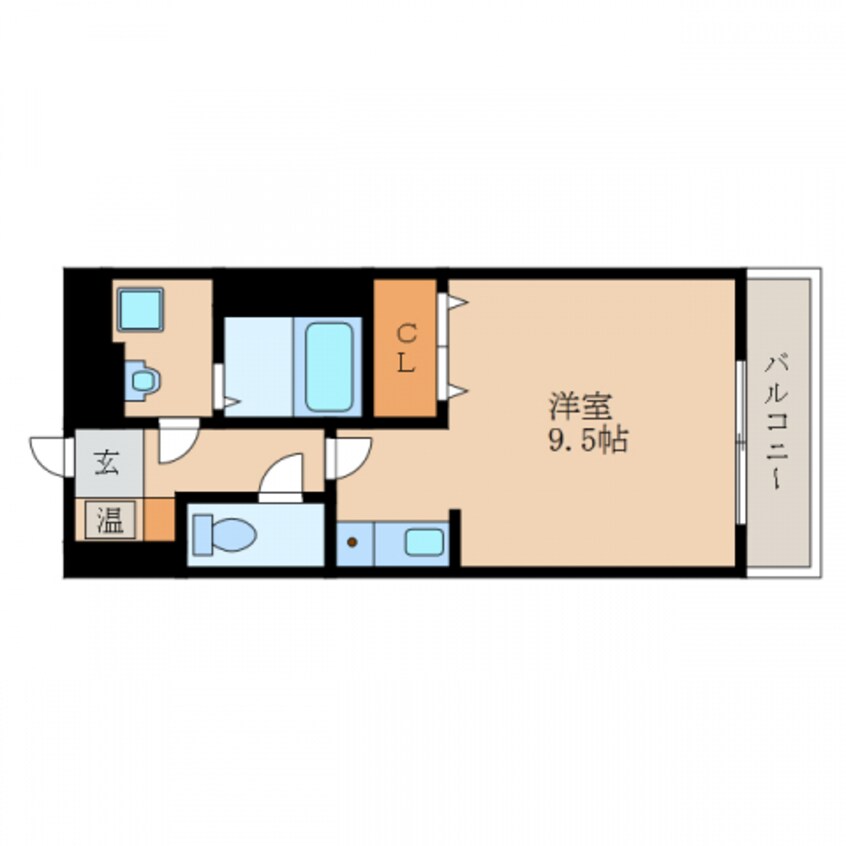 間取図 パリオ鹿深