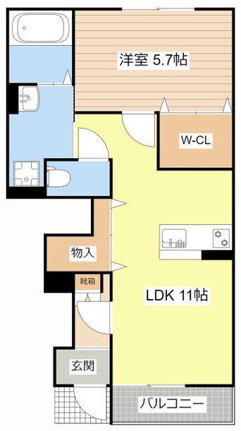 間取図 （仮称）水口町高塚新築アパート