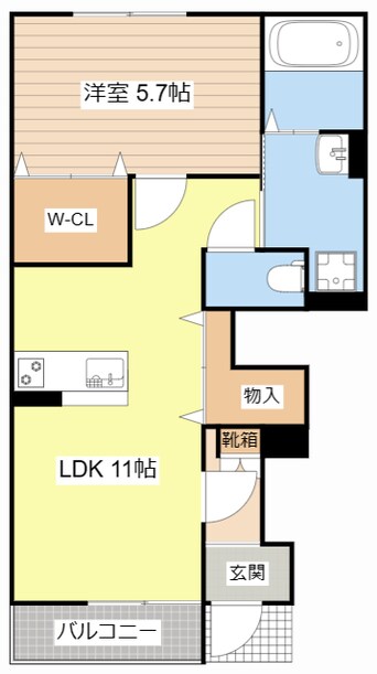 間取図 （仮称）水口町高塚新築アパート