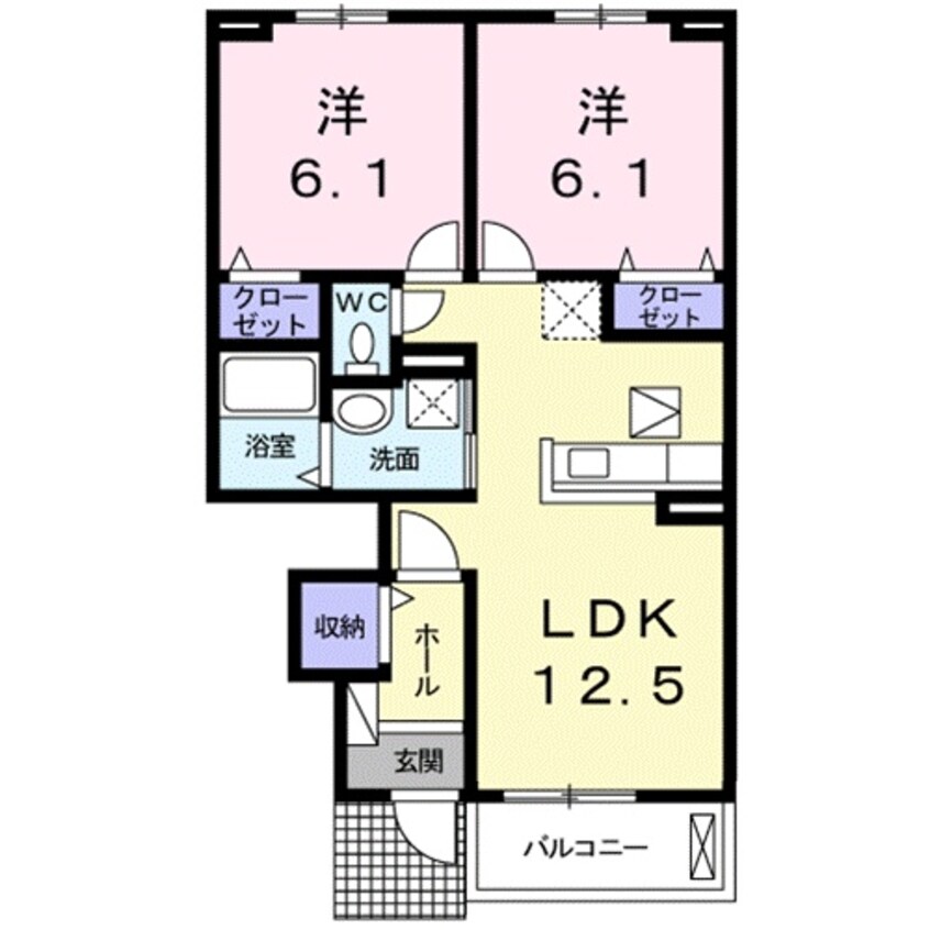 間取図 ジョイ　アルミュール　Ｃ