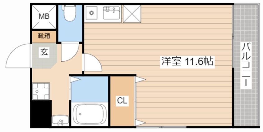 間取図 ミラージュ大津京