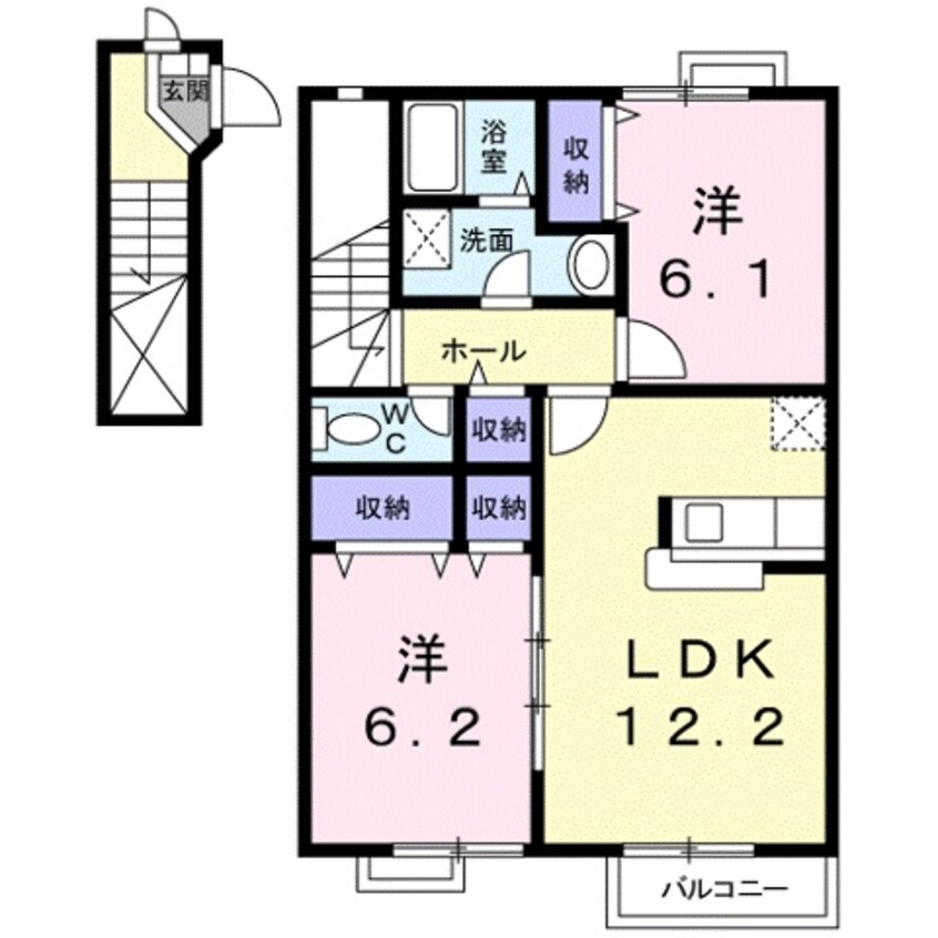 間取図 グリーンオーシャン