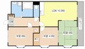 鹿深一番館の間取図