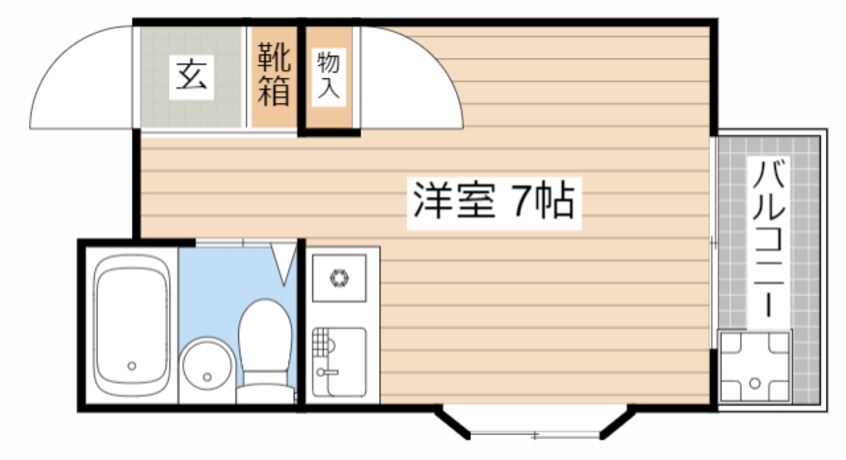 間取図 プールブゥ