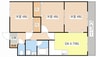 ヴィラ梅ノ井 3DKの間取り