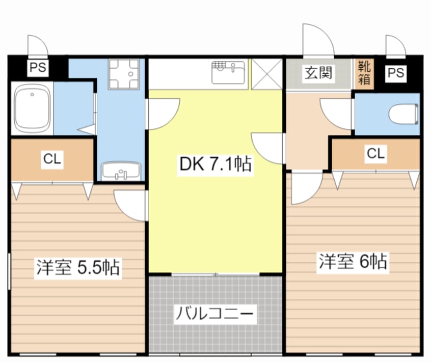 間取図 センターコート