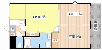 間取図 Ｋ’Ｓ　ＳＱＵＡＲＥ