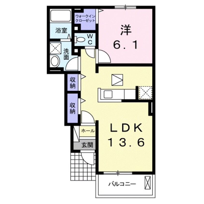 間取図 ジョイ　アルミュール　Ｂ