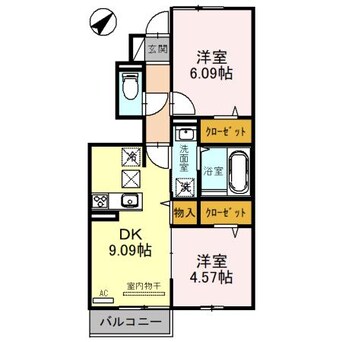 間取図 アリビオ西内貴(ニシナイキ)