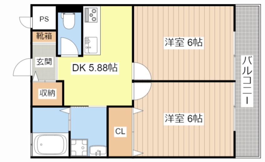 間取図 メゾン小西梅影