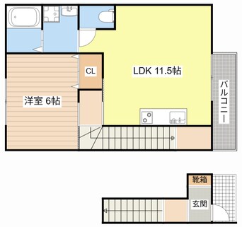 間取図 エクセルピア岩根中央