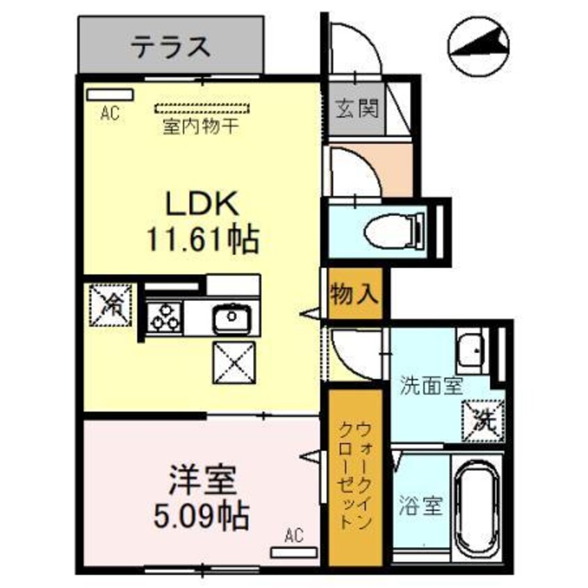 間取図 モンブルク