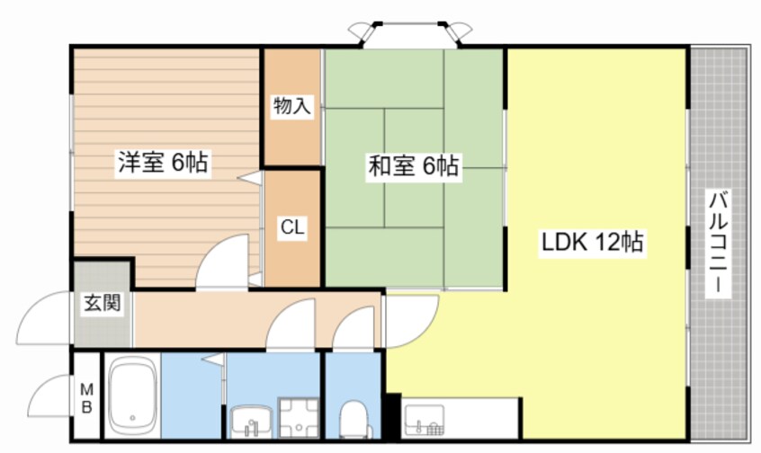 間取図 RIVER ANNE RENA