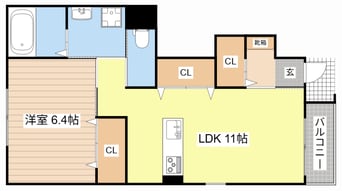 間取図 メゾン　デ　ソレール