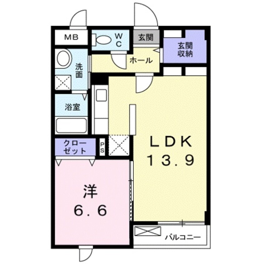 間取図 シーダーエース