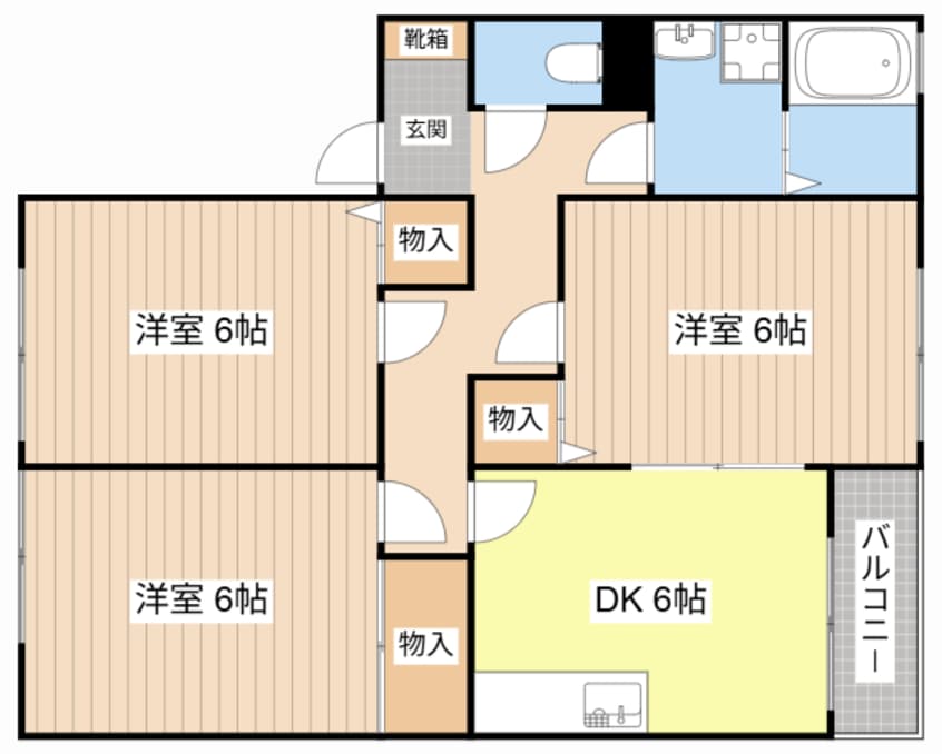 間取図 カーサ野洲