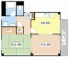 ひまわり館 2DKの間取り
