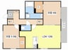 エルエスコート 2LDKの間取り