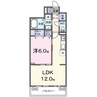 上笠４丁目アパート 1LDKの間取り