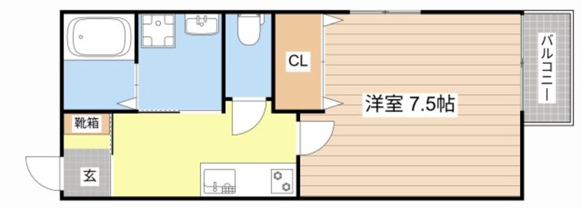 間取図 レフレール三雲