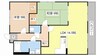ファミール駒坂 2LDKの間取り