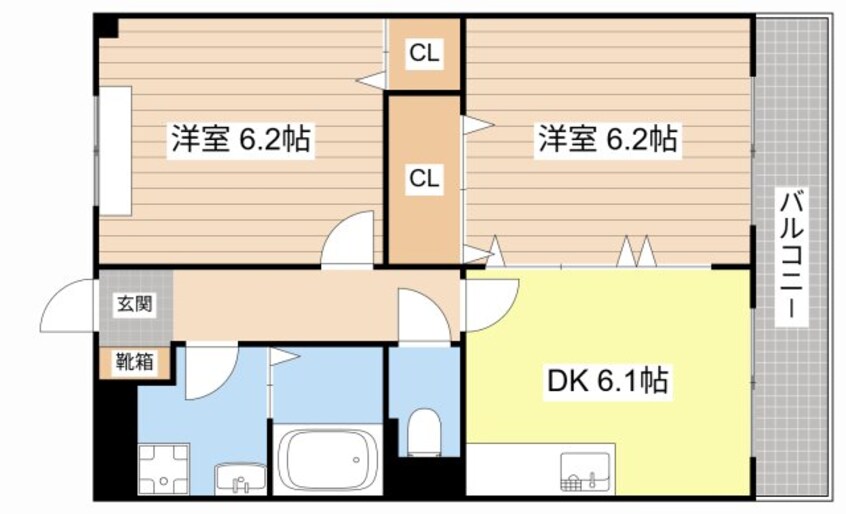 間取図 アコール・ヴィラ