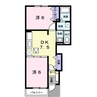 マイルストーンズ 2DKの間取り