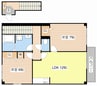 メゾンアルブル 2LDKの間取り