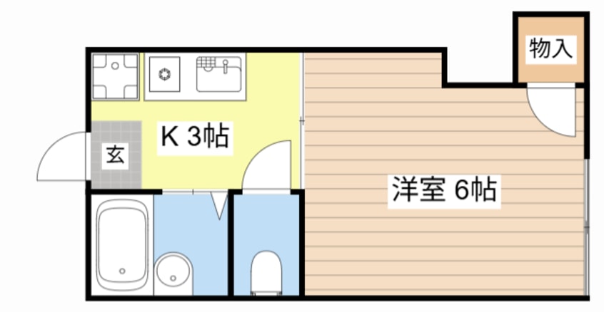 間取図 トゥジュール・Ｈ