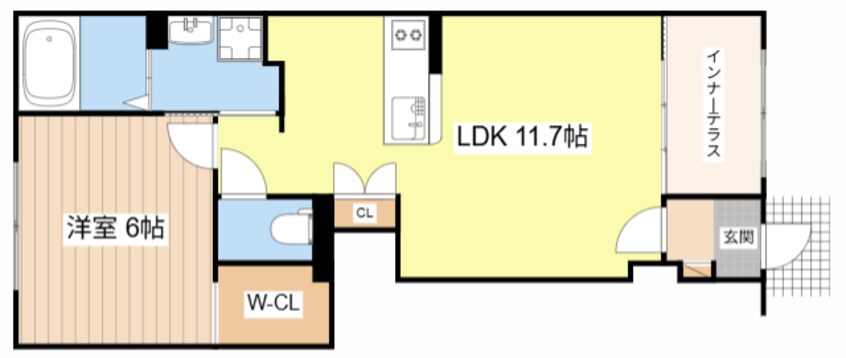 間取図 グランドソレーユⅡ番館