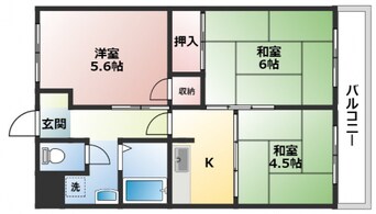 間取図 Kマンション貴生川