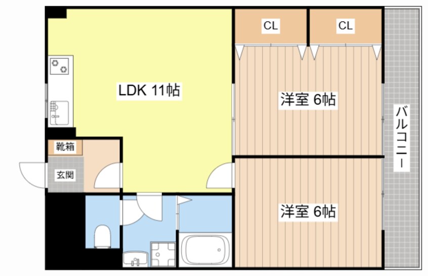 間取図 ロイヤル伊勢