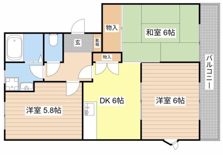 間取図 グレイス藤