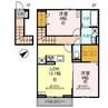 Le Lien(ルリアン) 2LDKの間取り