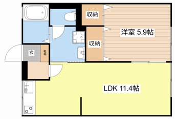 間取図 メゾンびわこ大橋