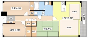 間取図 JUJU近江八幡