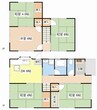 柑子袋貸家 5DKの間取り